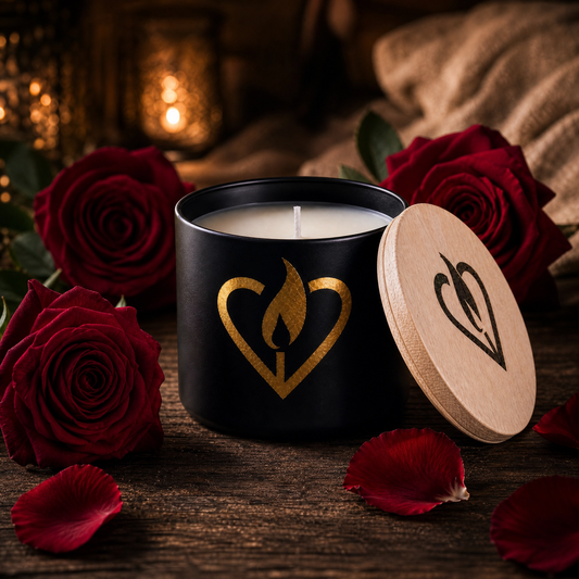 Blk Rose candle